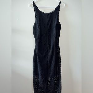 Black lace dress